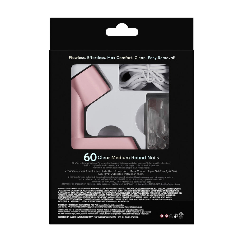 Klares, mittleres rundes Kit