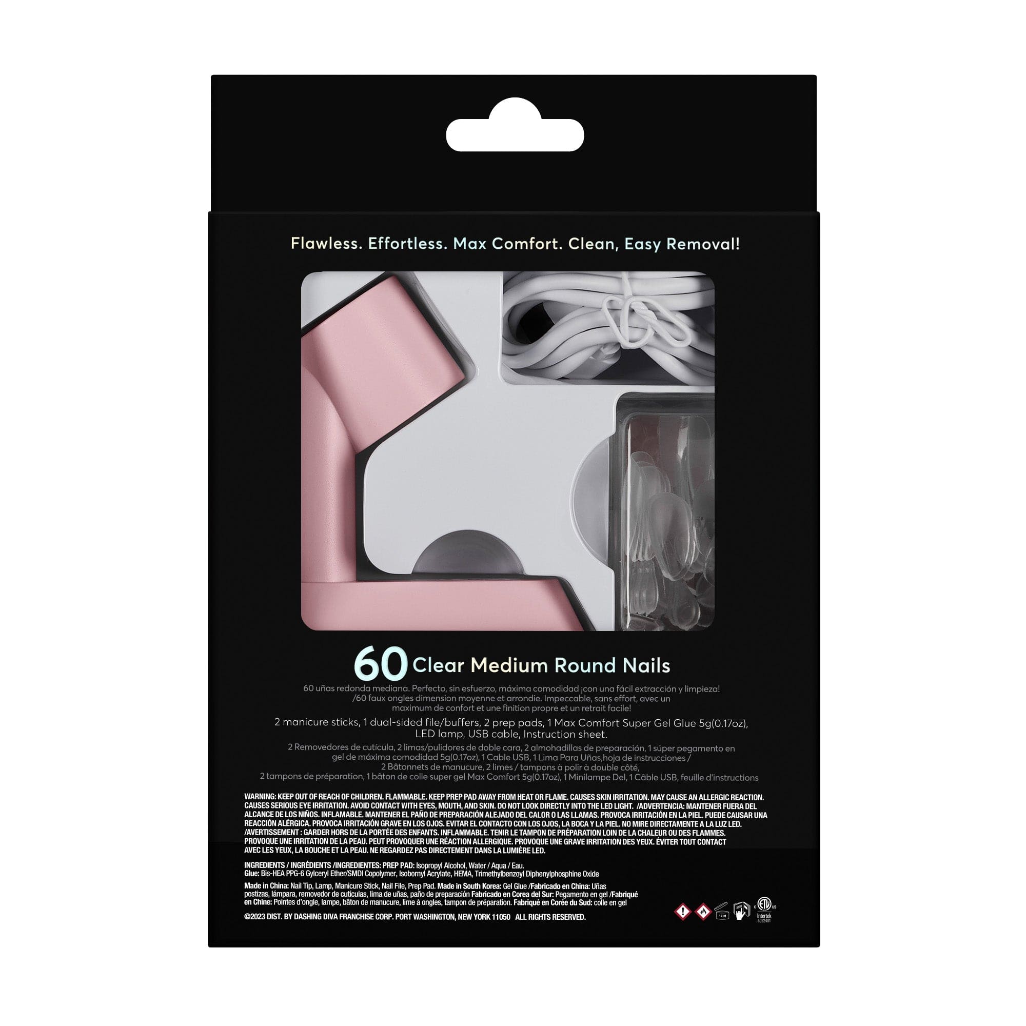 Klares, mittleres rundes Kit