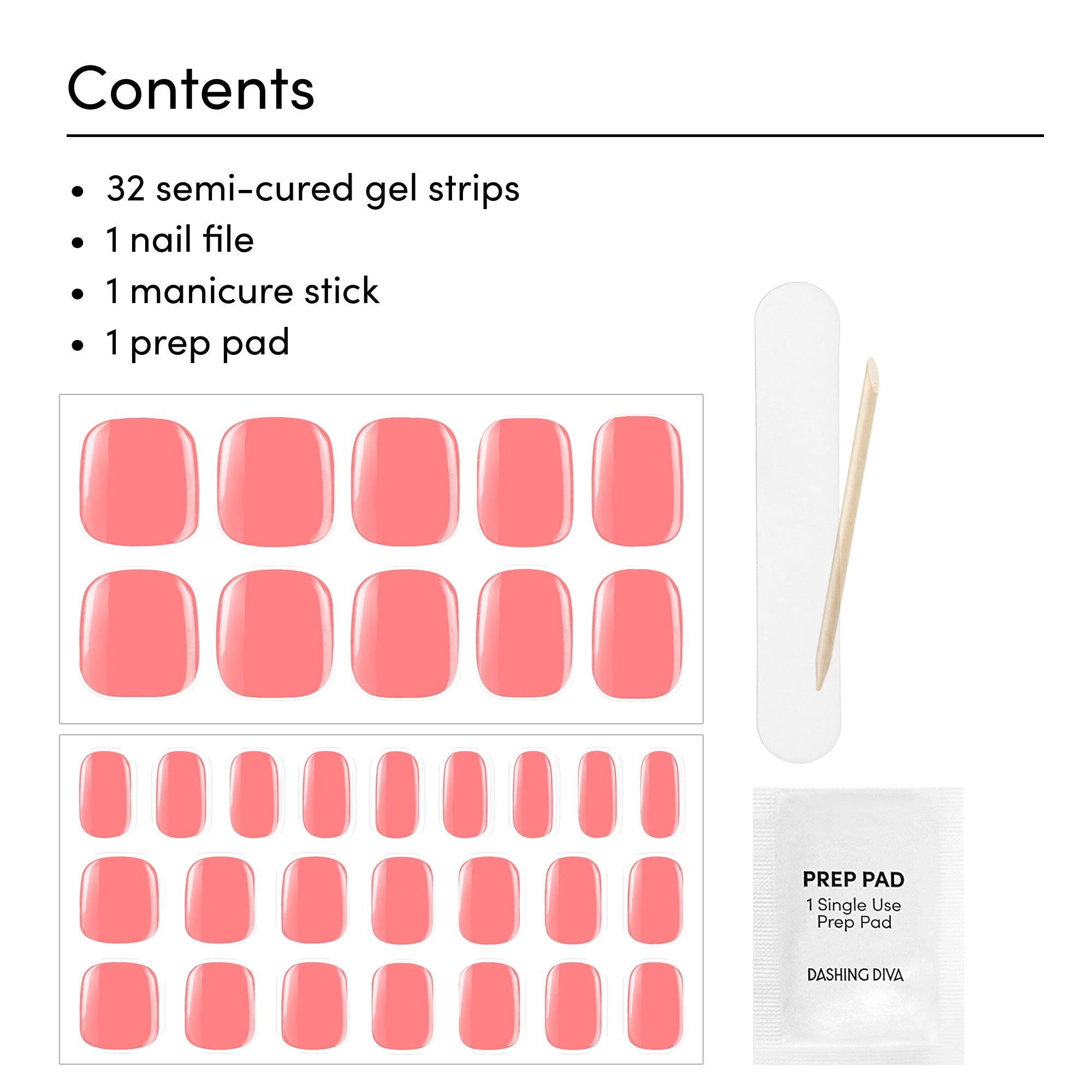 Grapefruit Gone Wild Glossy Pedi
