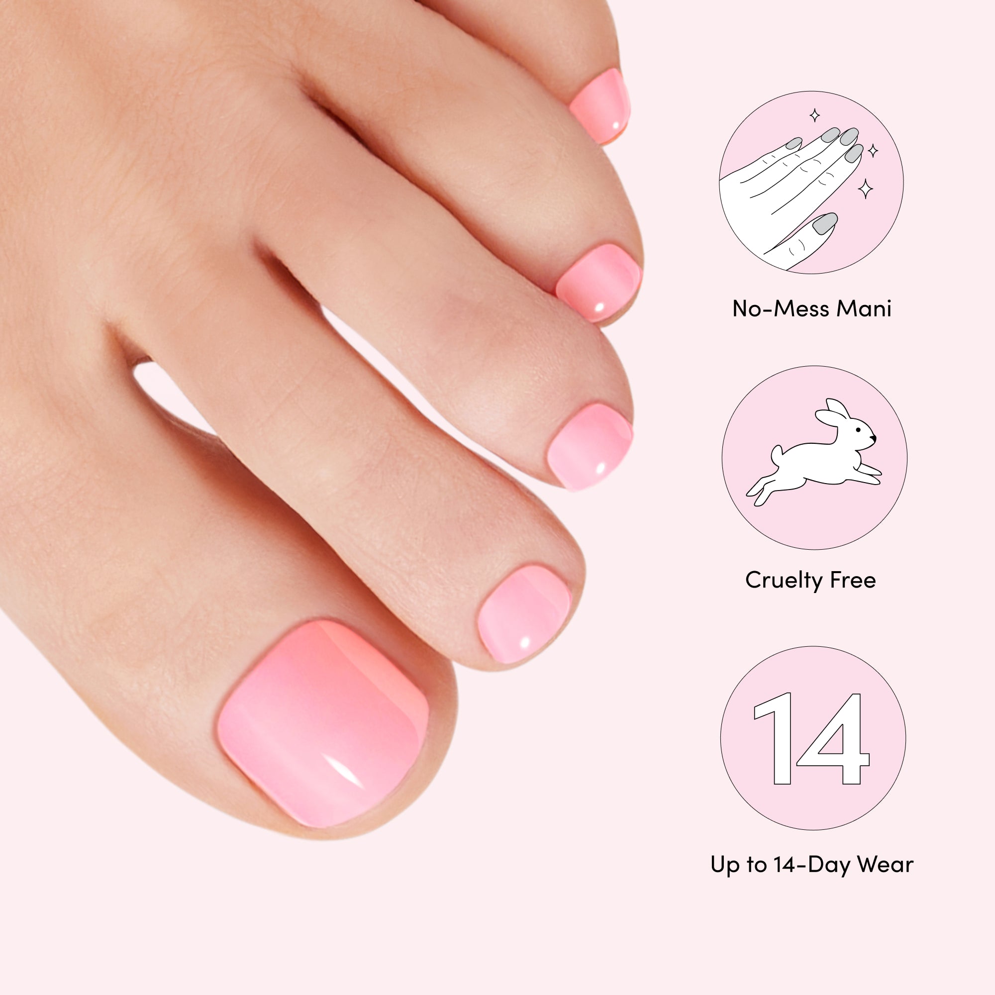 Citrus Kick Glossy Pedi