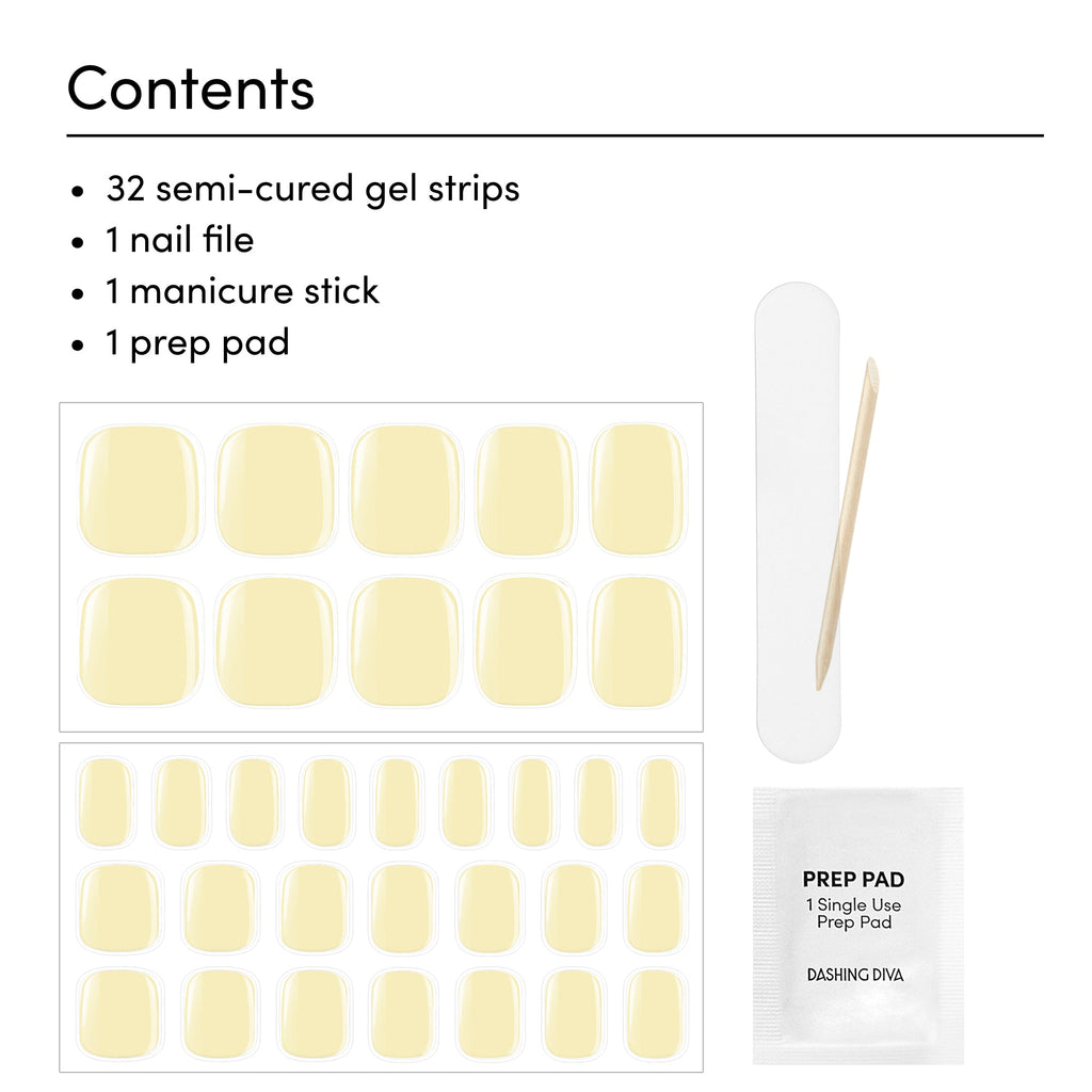 Spicy Lemonade Glossy Pedi